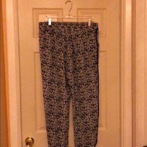 Blue & White Pants
